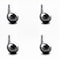 Service Caster 2.5 Inch Bright Chrome Metal Ball Caster - 7/16 Grip Ring Stem - SCC, 4PK SCC-GR01S25-DCS-BC-71678-4 - alternate 1
